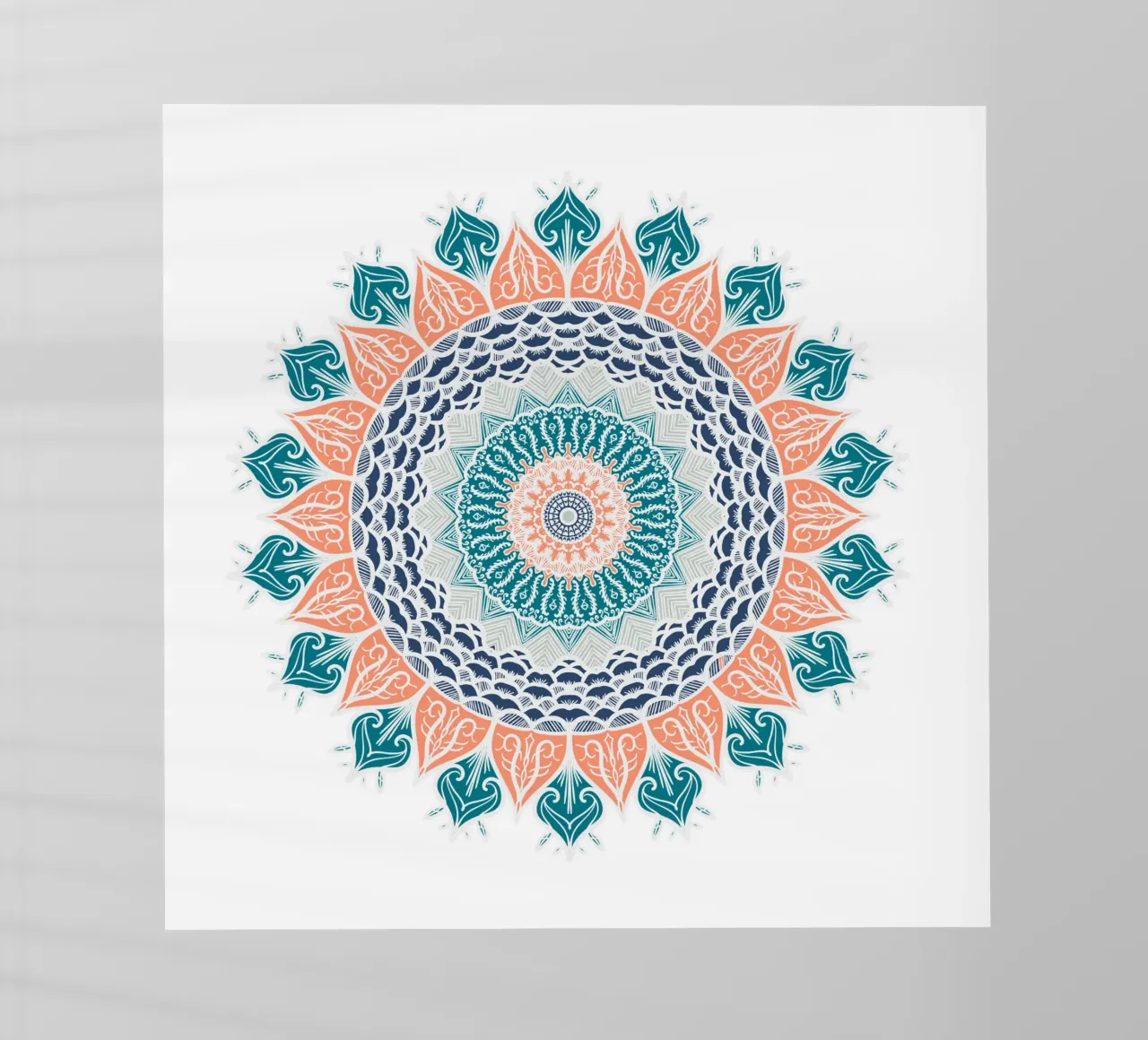 Mandala colorato pellicola backlit da Spiritual Touch