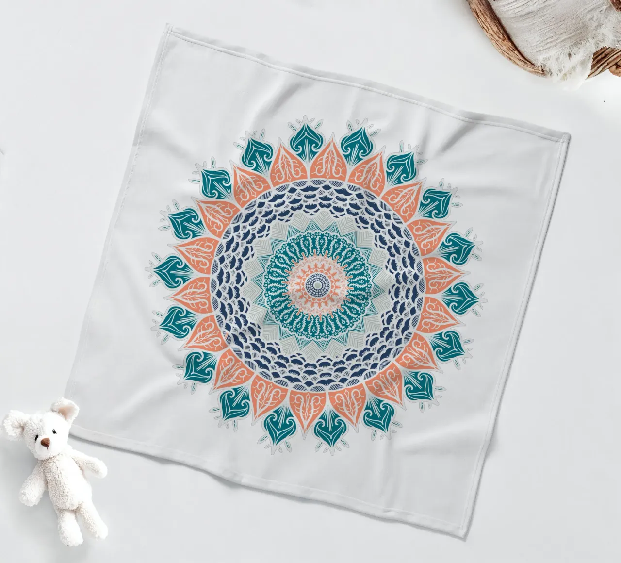Mandala colorato coperta in pile da Spiritual Touch