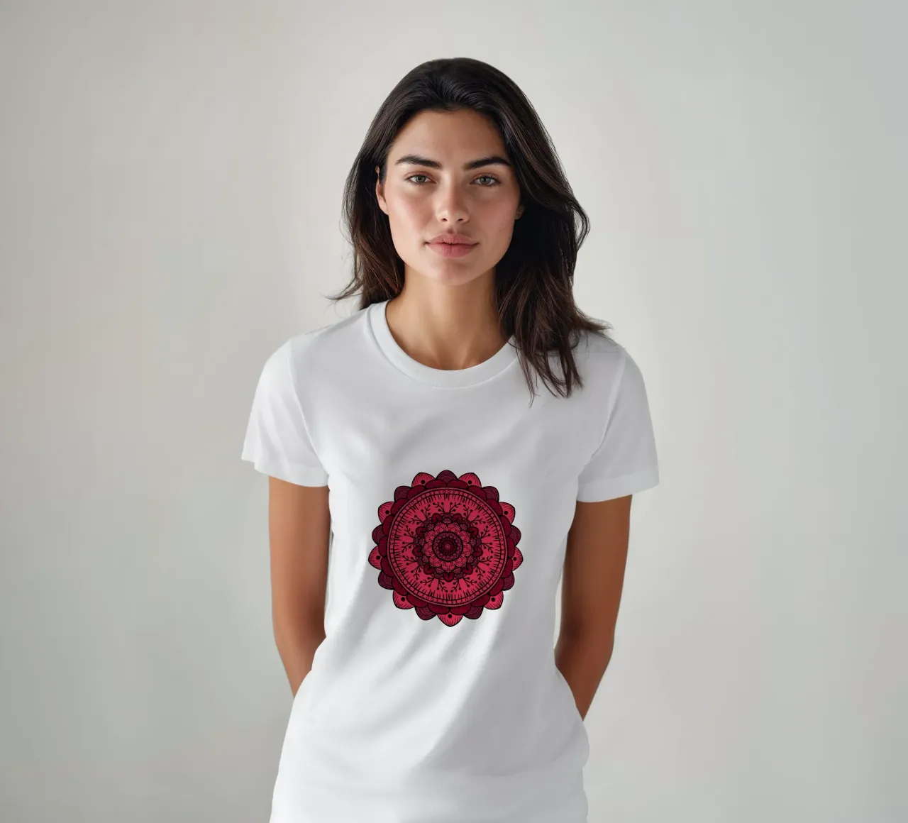 Mandala colorato t-shirt da Spiritual Touch