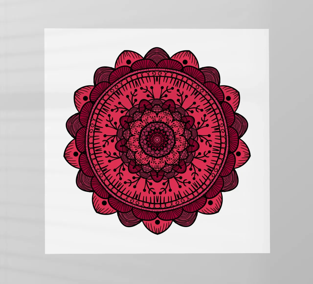 Mandala colorato pellicola backlit da Spiritual Touch