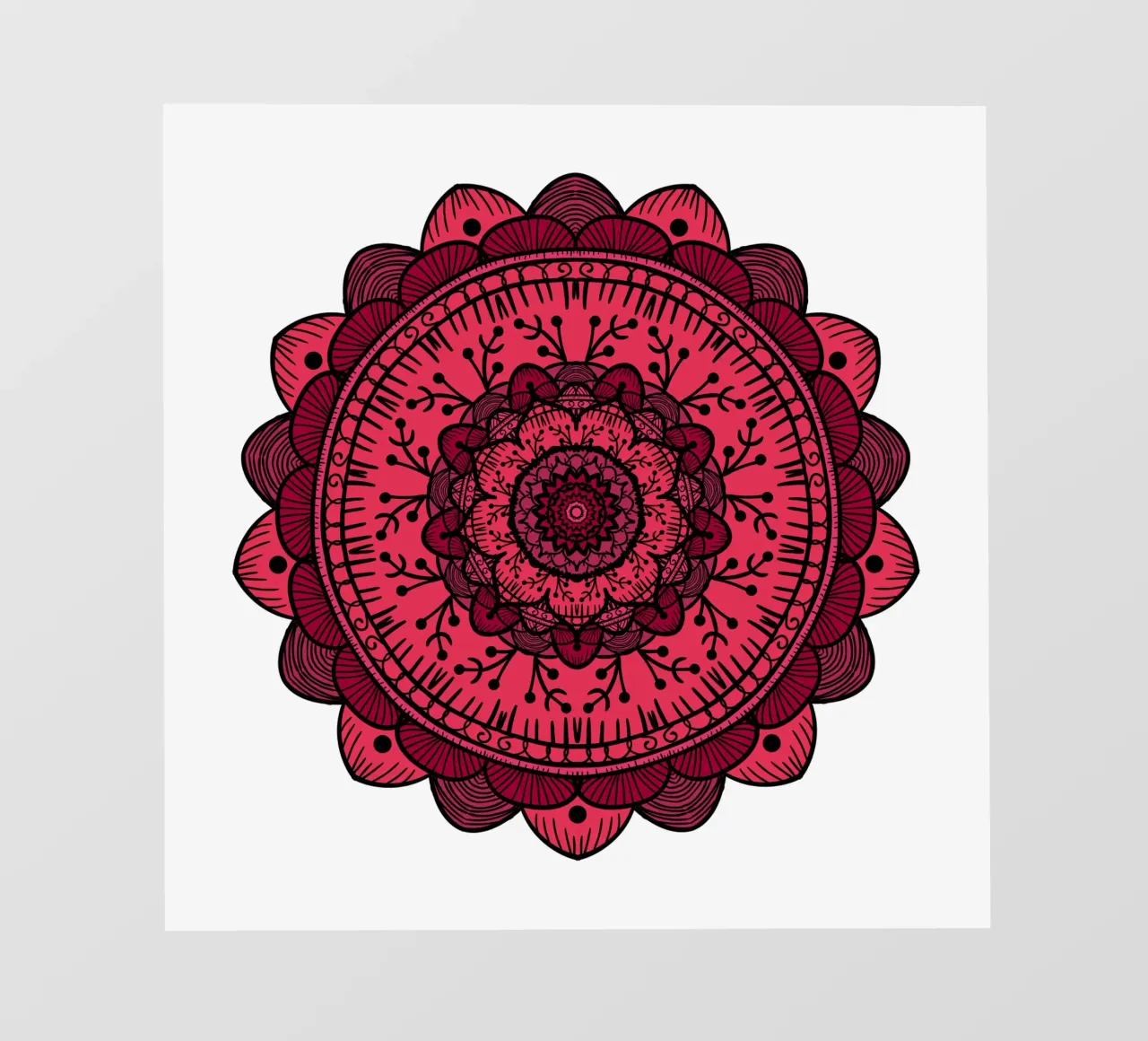 Mandala colorato telo in pvc da Spiritual Touch