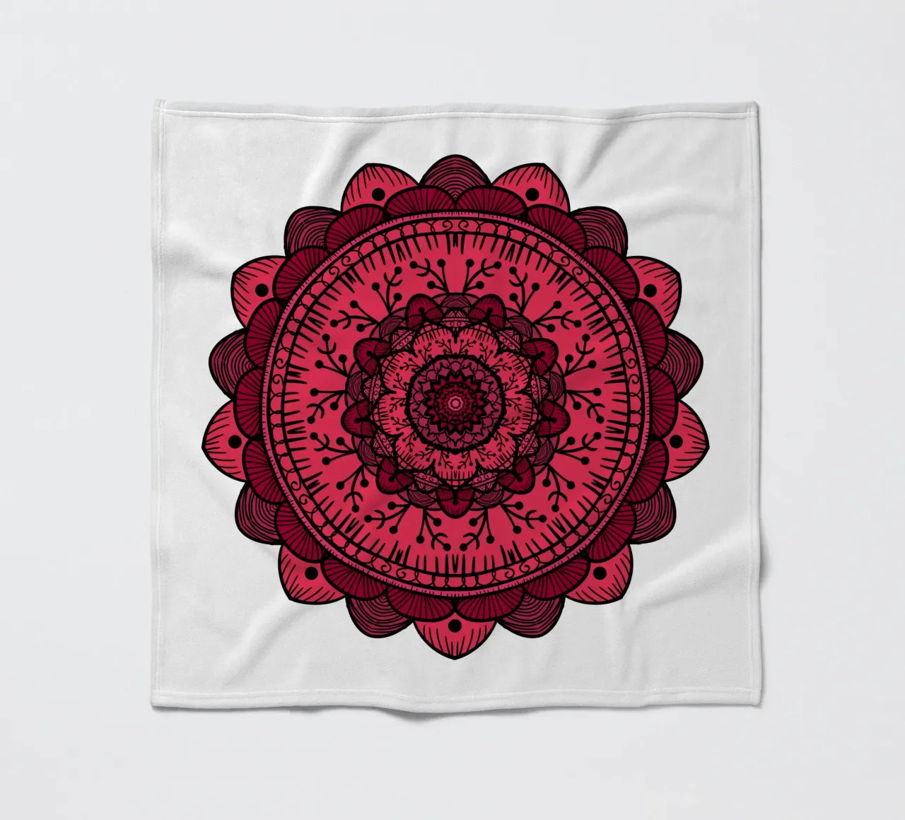 Mandala colorato coperta in pile da Spiritual Touch