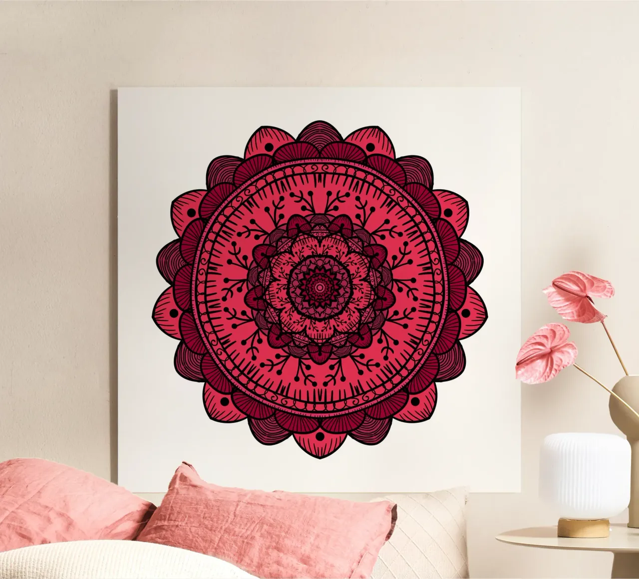 Mandala coloré plexiglas de Spiritual Touch