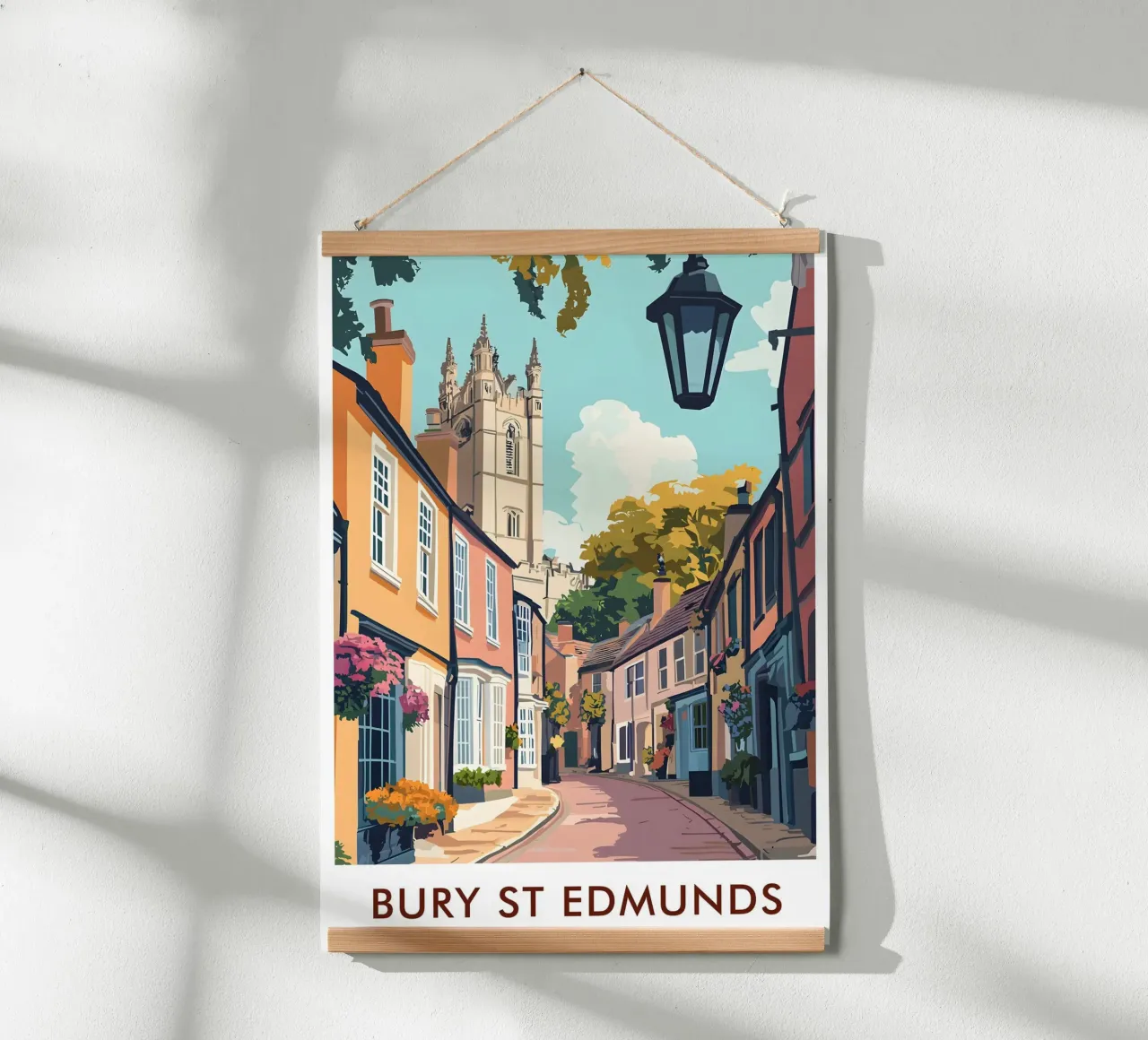 Bury St Edmunds City in England poster da Travelstudio