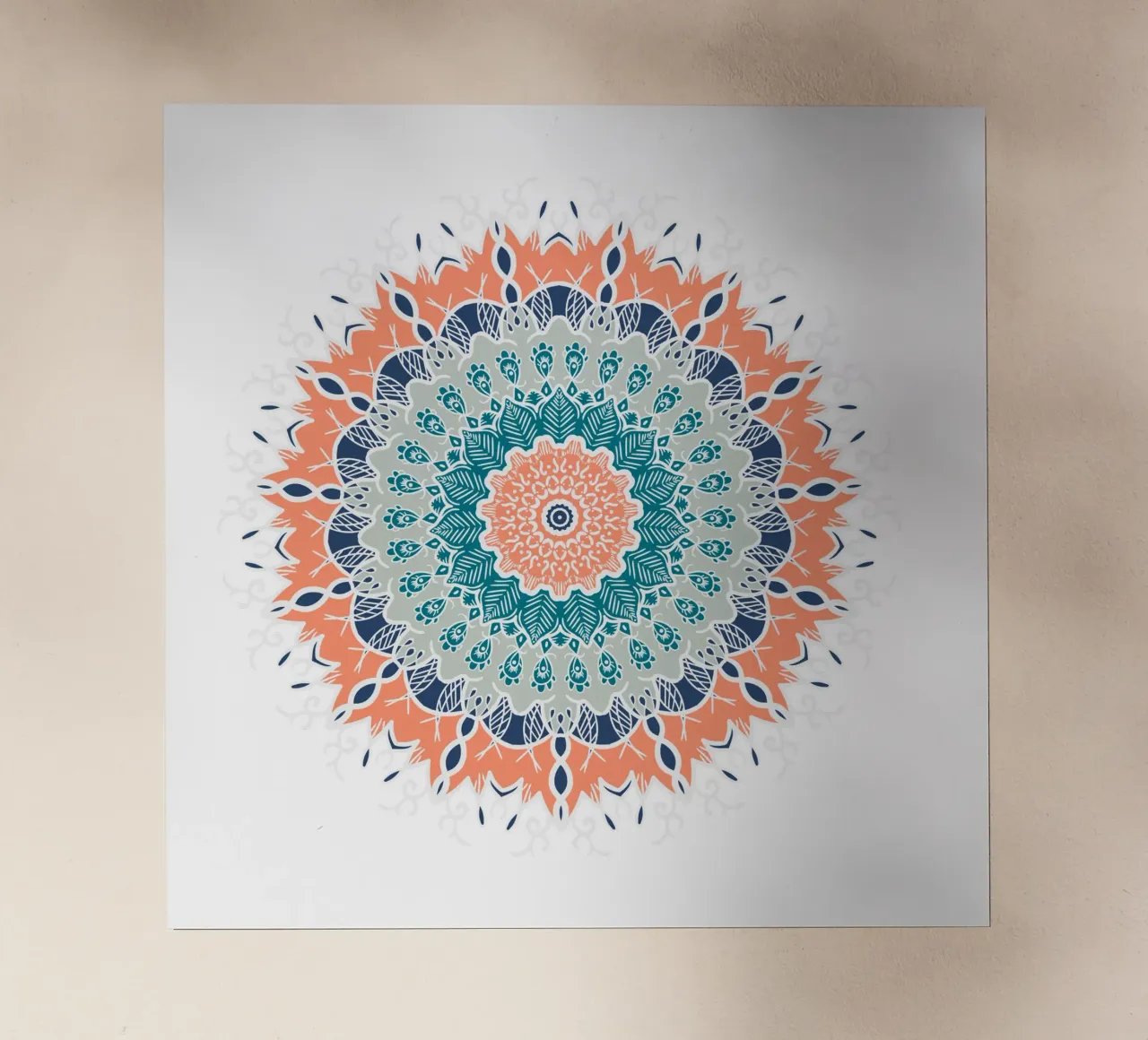 Mandala colorato pellicola backlit da Spiritual Touch