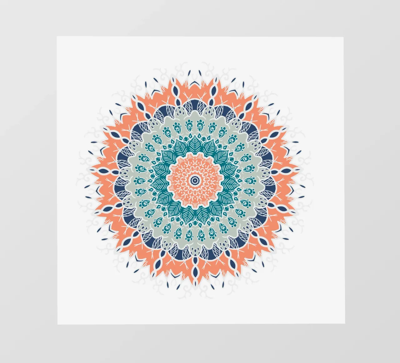 Mandala colorato pellicola backlit da Spiritual Touch