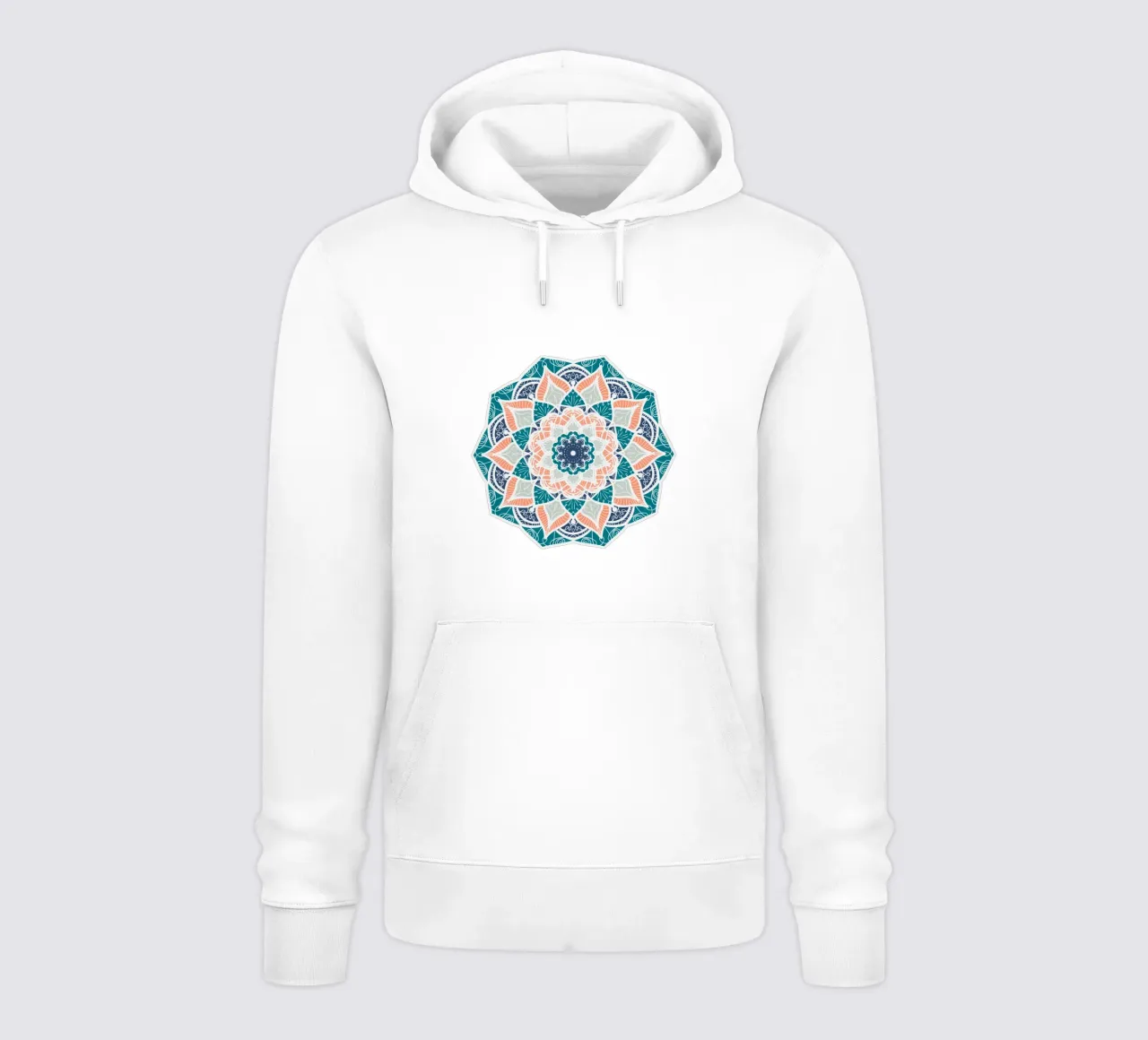 Mandala colorato felpa con cappuccio da Spiritual Touch