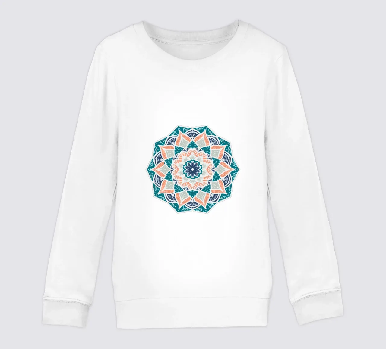 Mandala colorato felpa bambino da Spiritual Touch