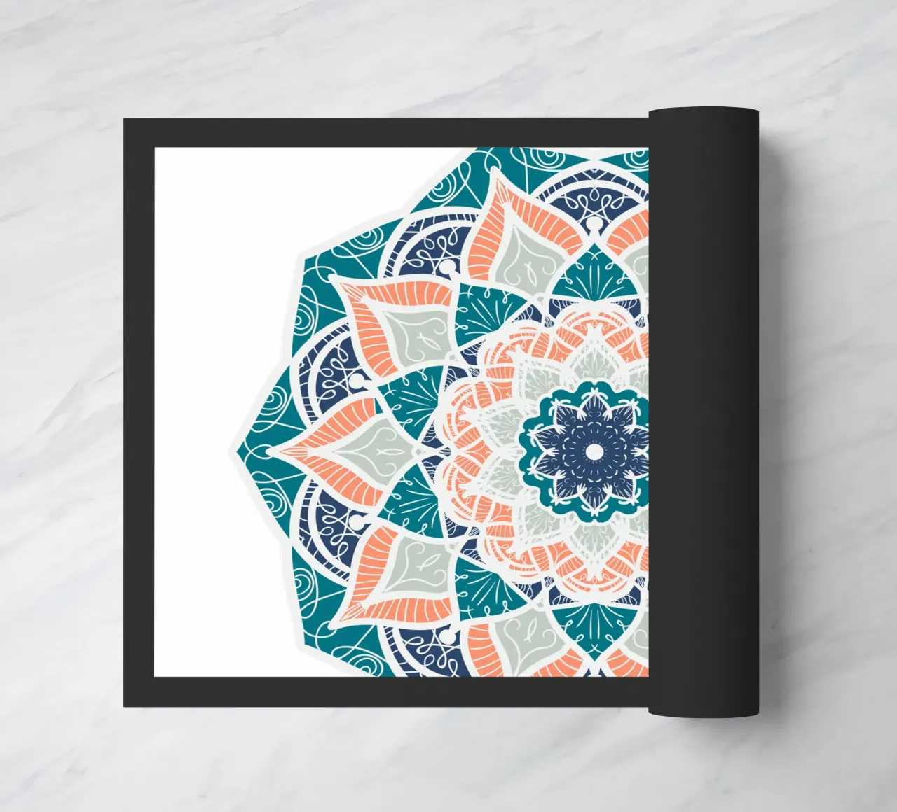 Mandala colorato zerbino da Spiritual Touch
