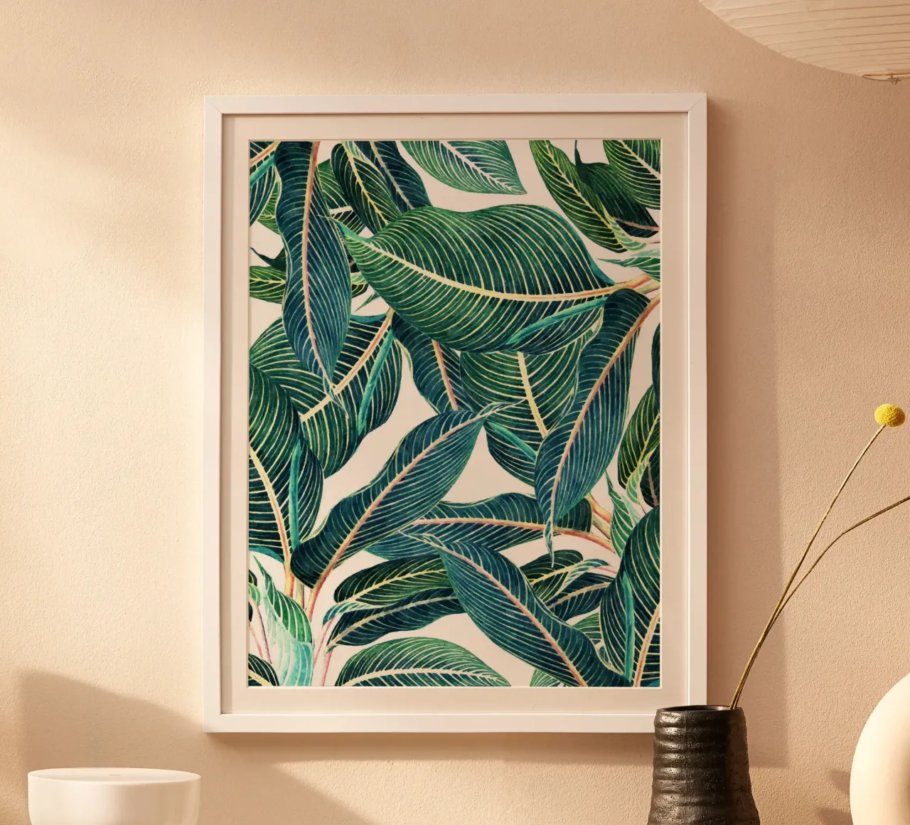Bordo e danza, Piante botaniche tropicali Natura giungla poster da 83oranges