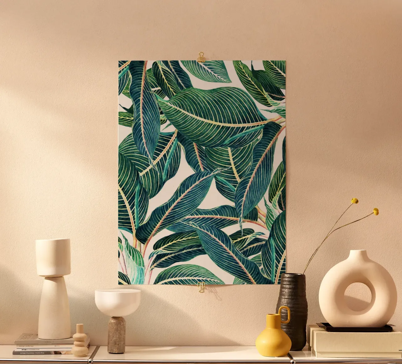 Bordo e danza, Piante botaniche tropicali Natura giungla poster da 83oranges
