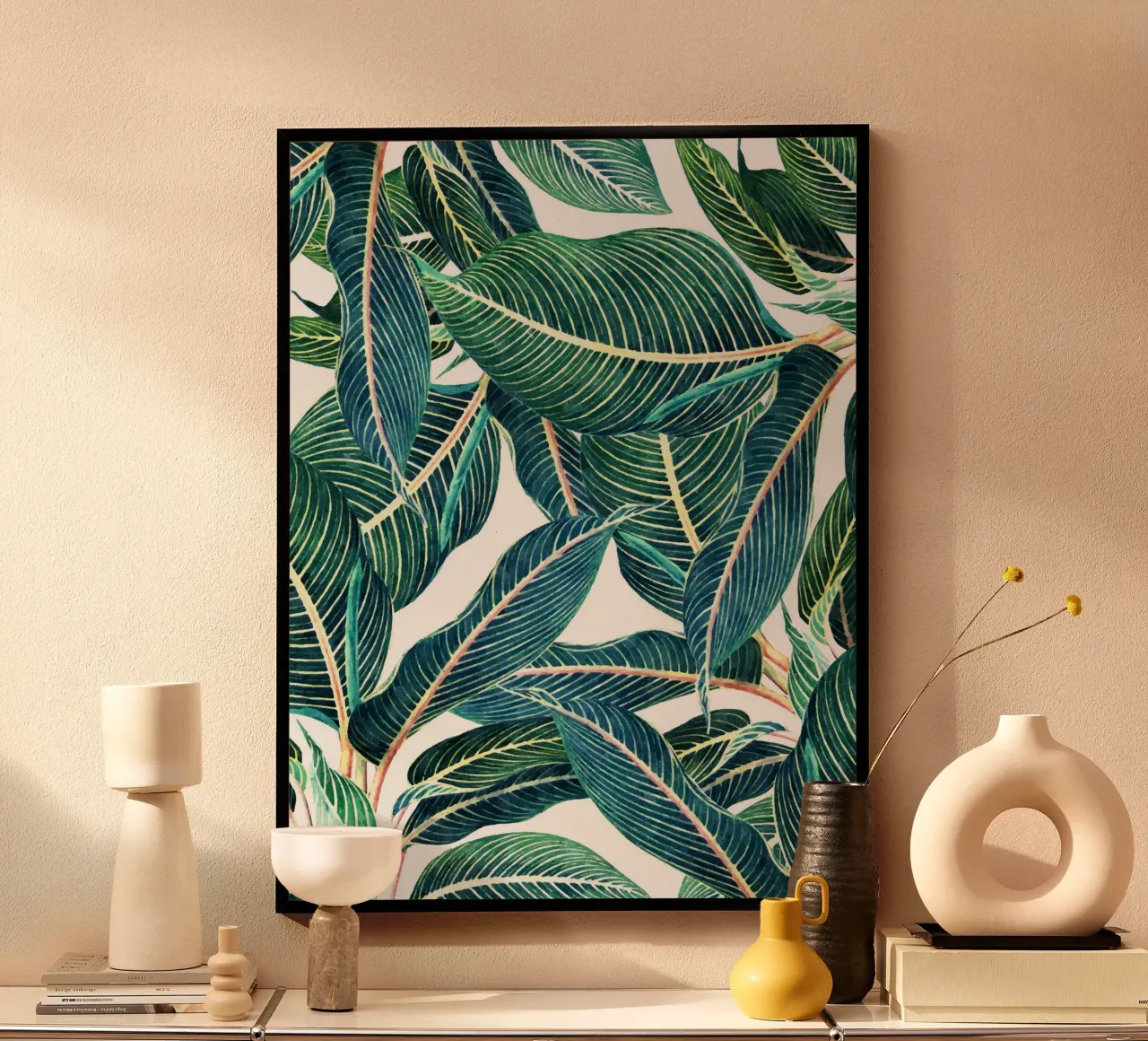 Bordo e danza, Piante botaniche tropicali Natura giungla poster da 83oranges