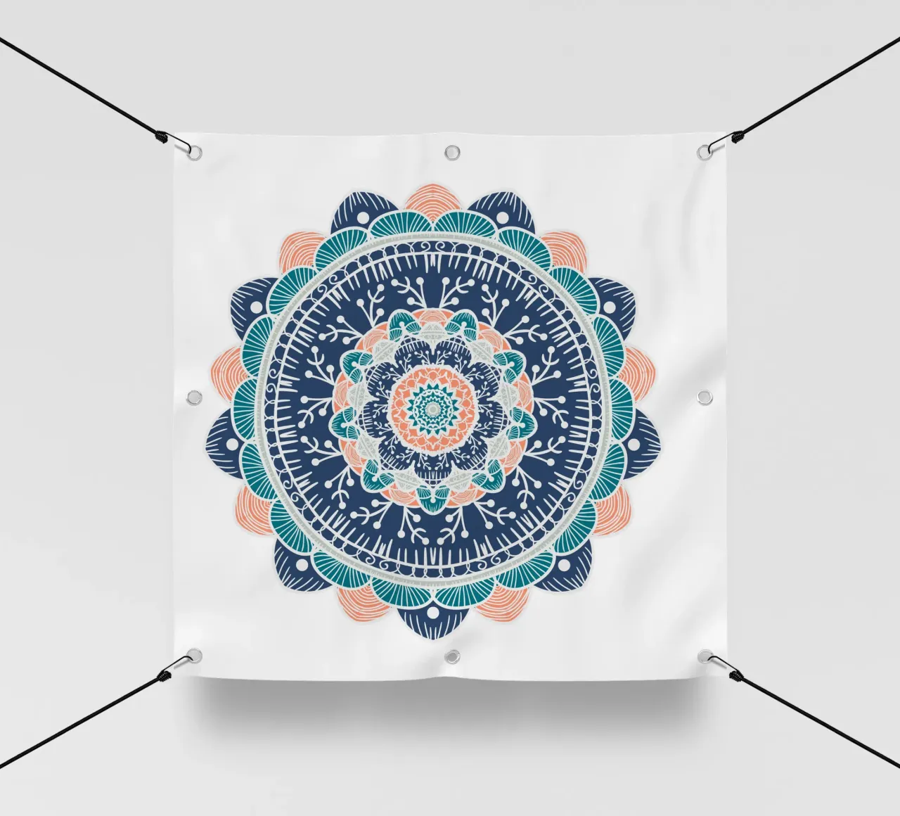 Mandala colorato telo in pvc da Spiritual Touch