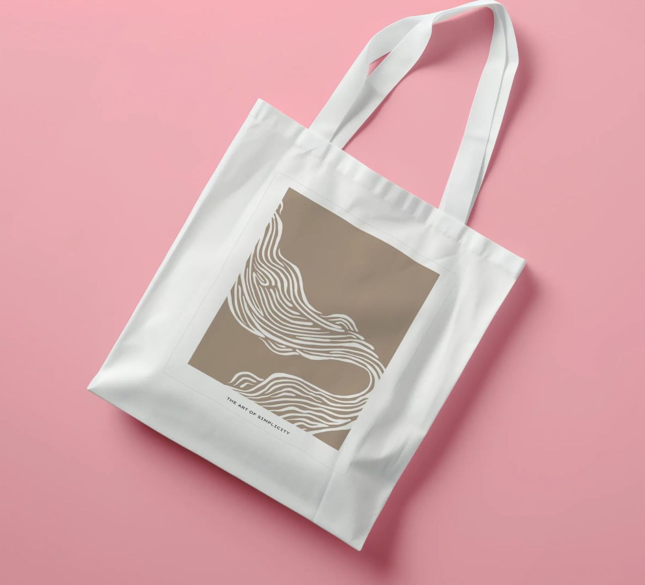 The Art Of Simplicity No 01 borsa in juta da treechild