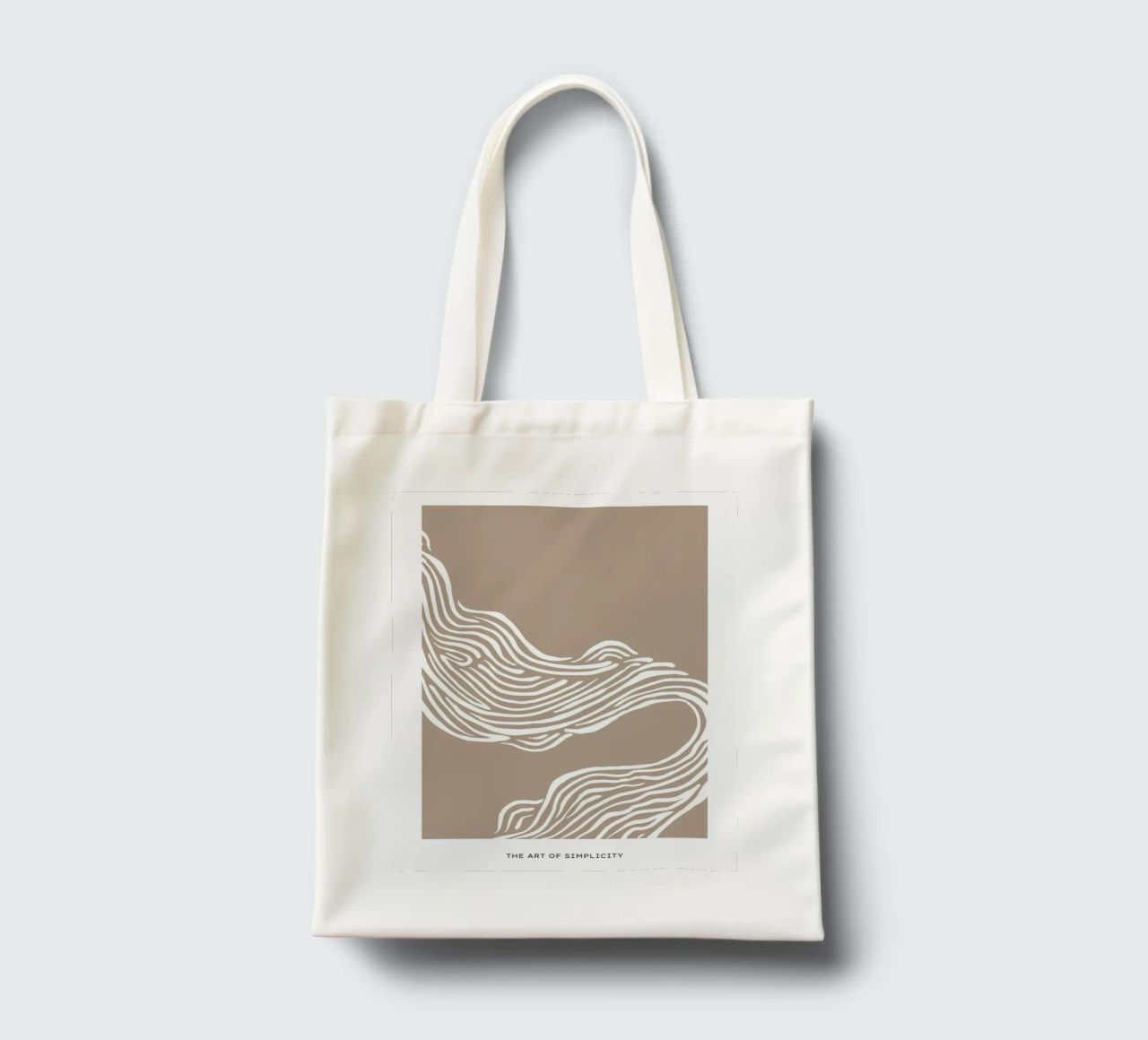 The Art Of Simplicity No 01 borsa in juta da treechild