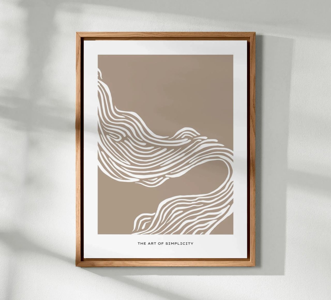 The Art Of Simplicity No 01 Alu-Dibond von treechild