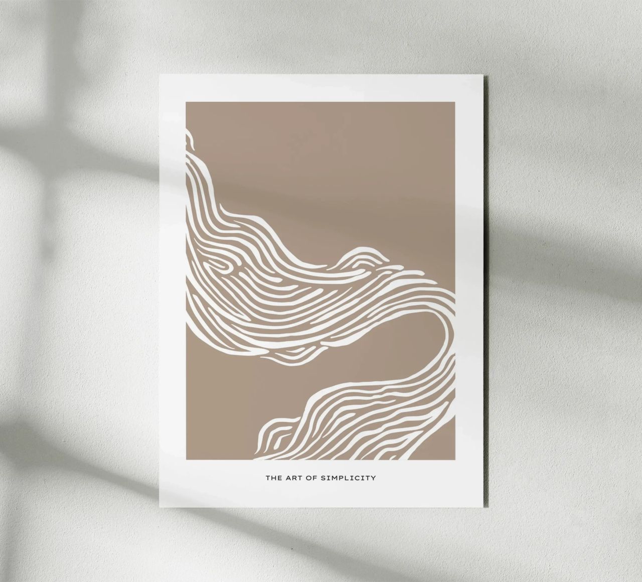 The Art Of Simplicity No 01 Alu-Dibond von treechild