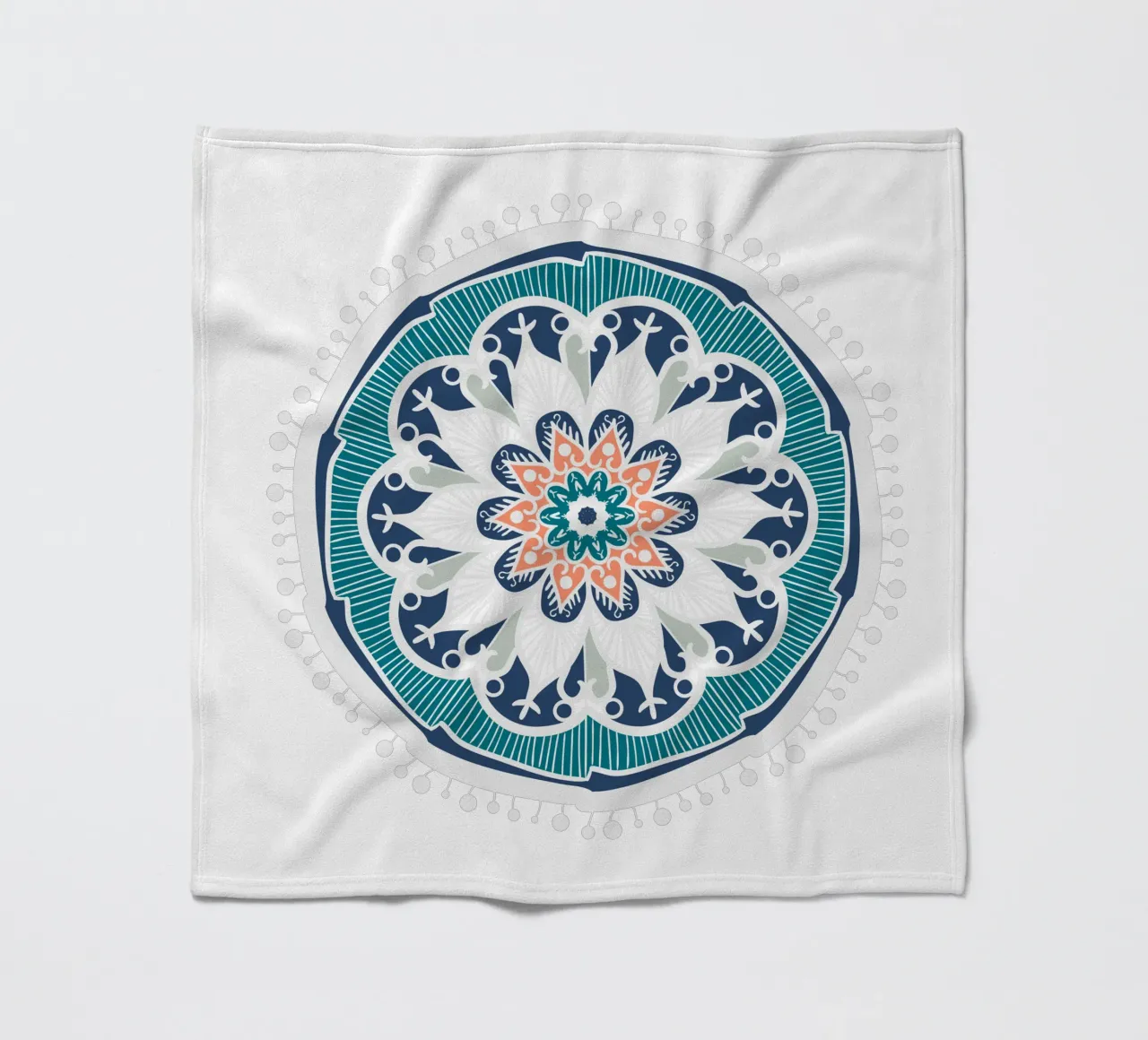 Mandala colorato coperta in pile da Spiritual Touch