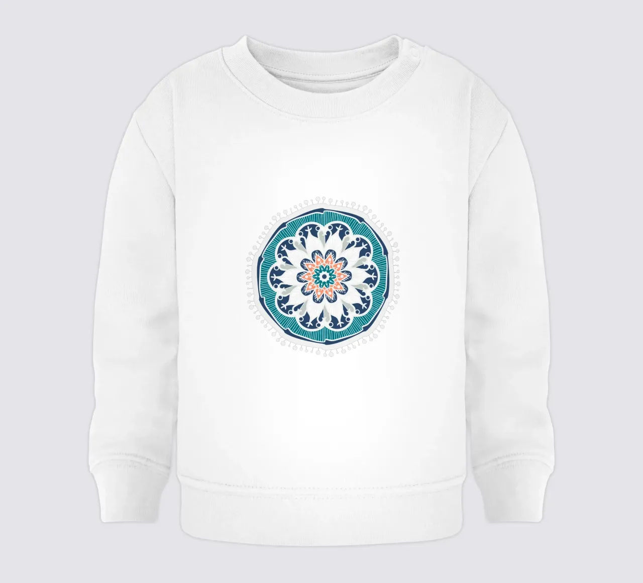 Mandala colorato felpa neonato da Spiritual Touch