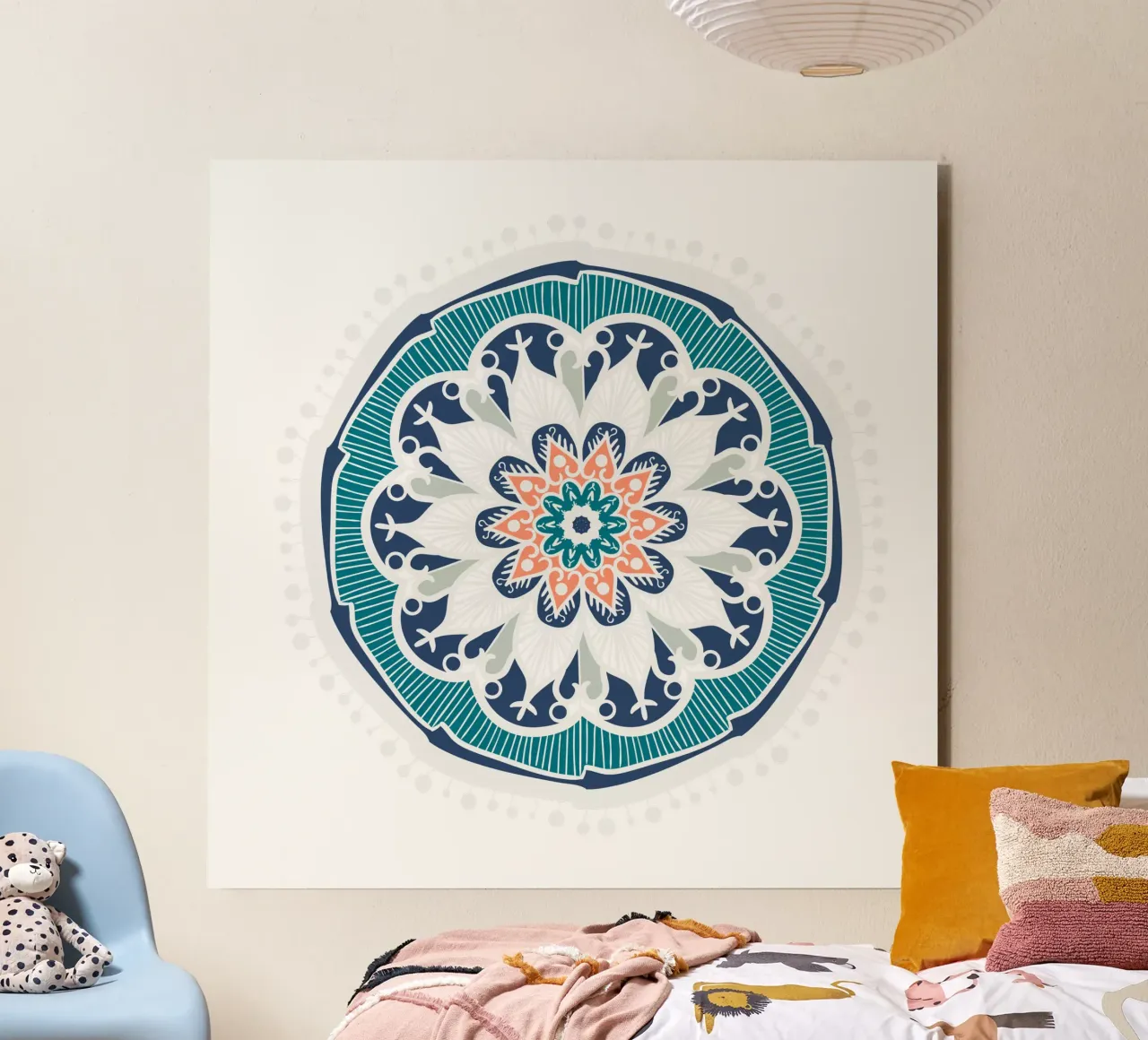 Mandala colorato alluminio dibond da Spiritual Touch
