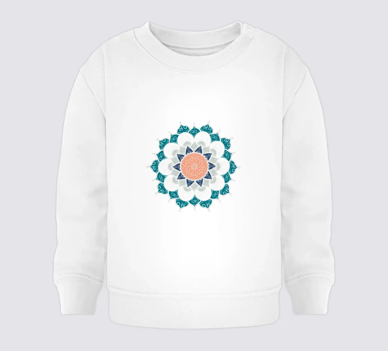 Mandala colorato felpa neonato da Spiritual Touch