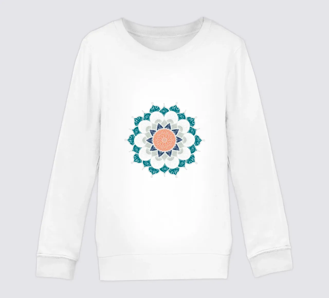 Mandala colorato felpa bambino da Spiritual Touch
