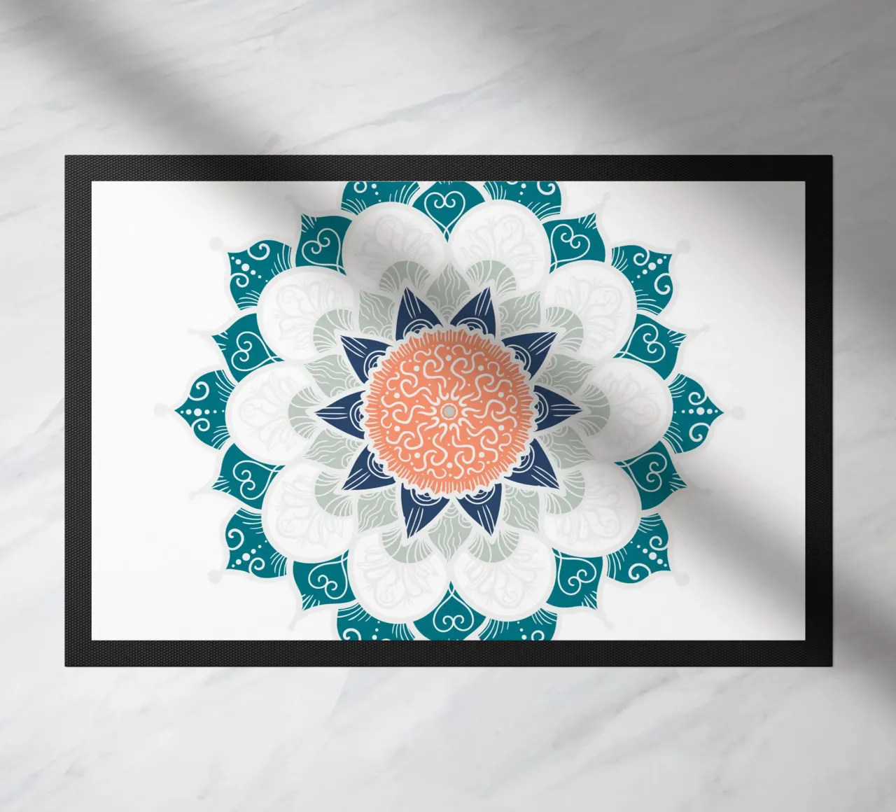 Mandala colorato zerbino da Spiritual Touch