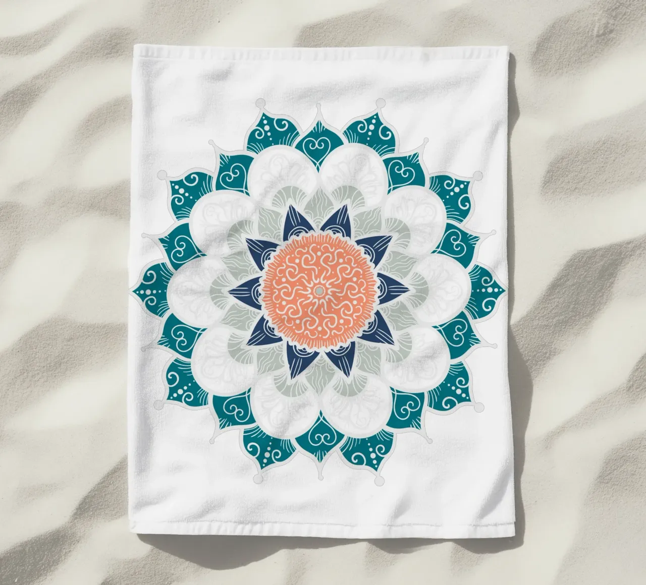 Mandala colorato telo mare da Spiritual Touch