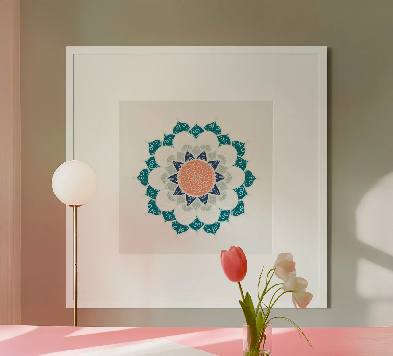 Mandala colorato poster da Spiritual Touch