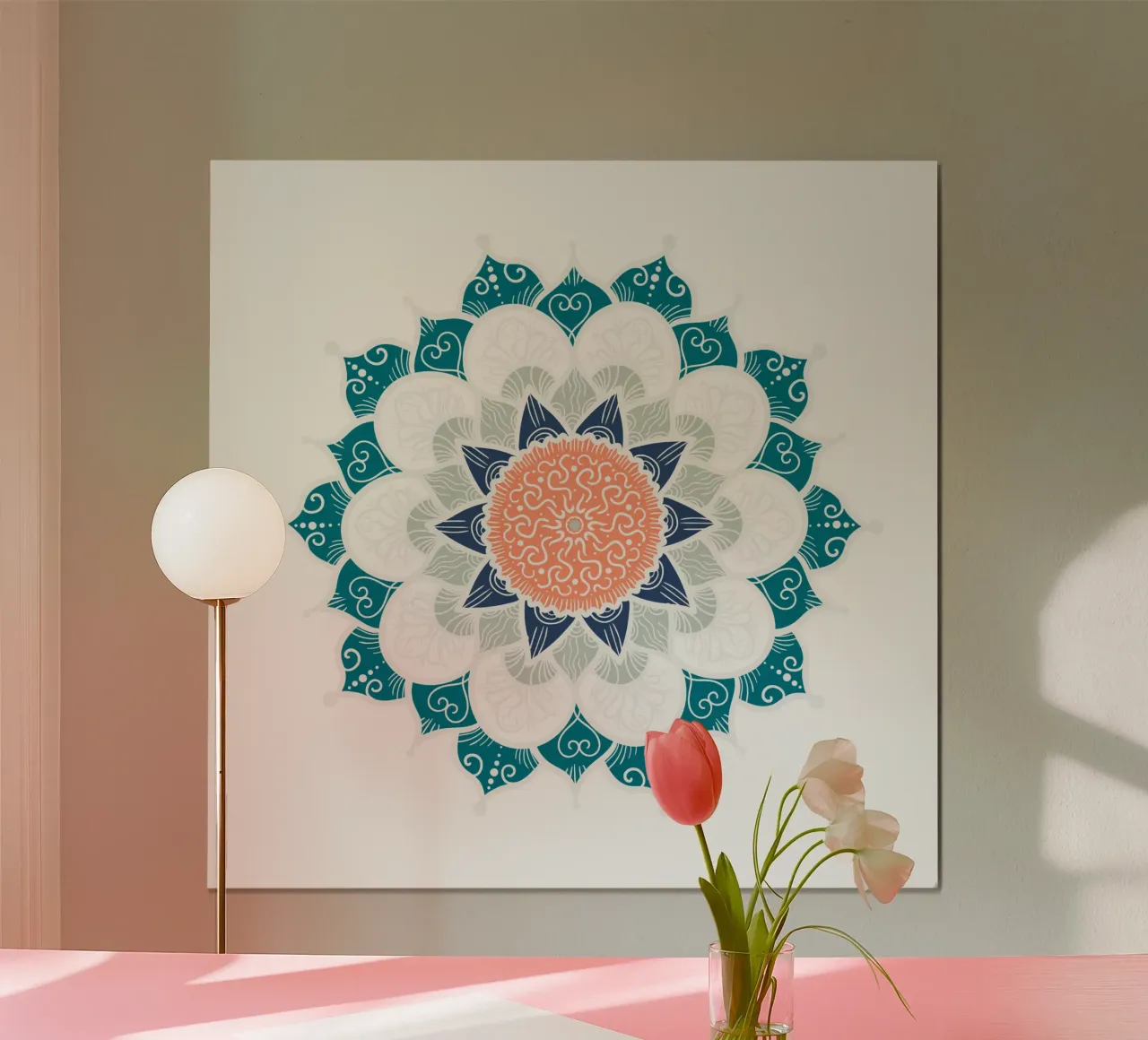 Mandala colorato poster da Spiritual Touch