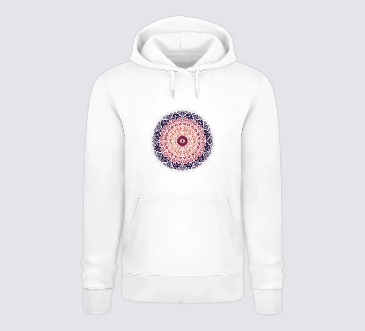 Mandala colorato felpa con cappuccio da Spiritual Touch