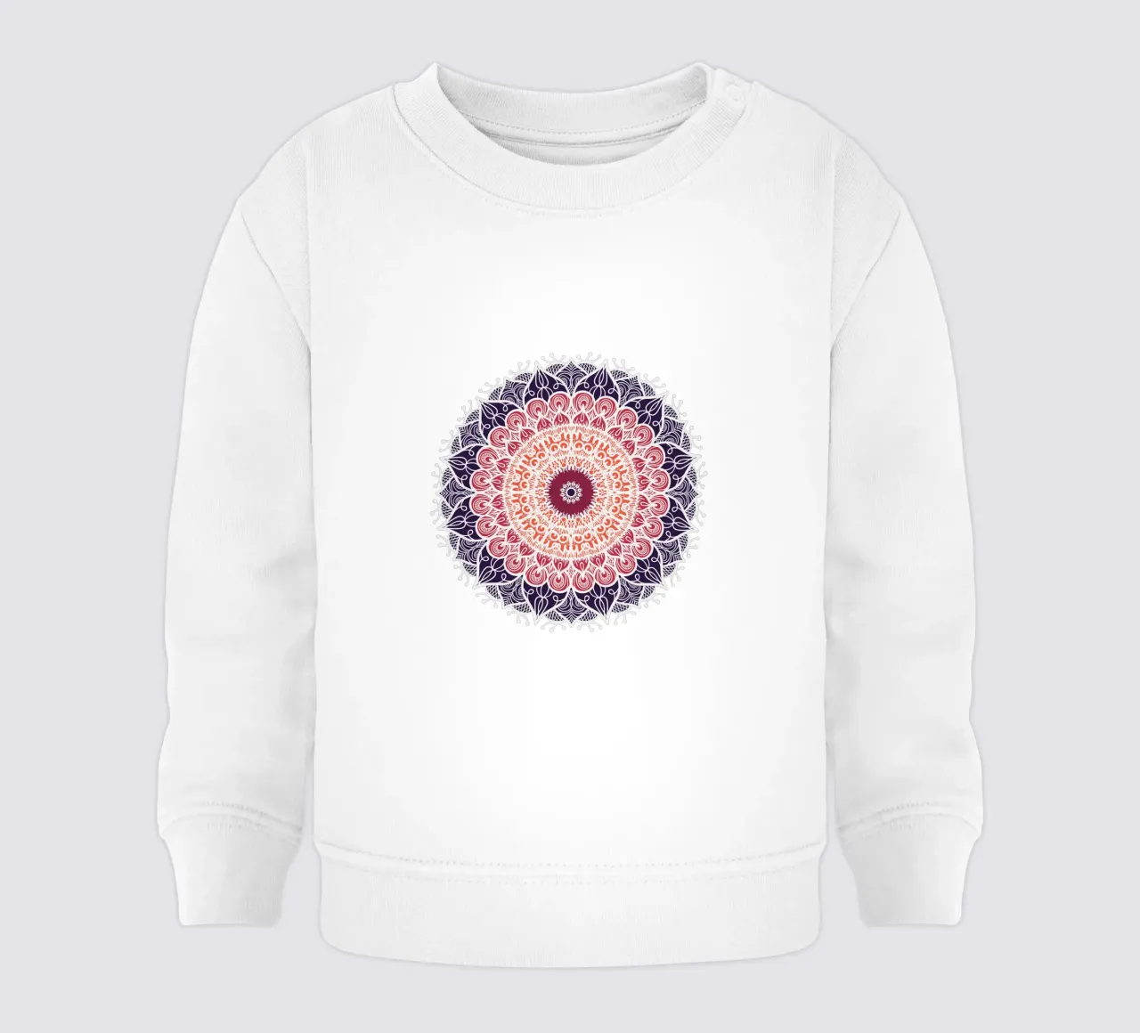 Mandala colorato felpa neonato da Spiritual Touch