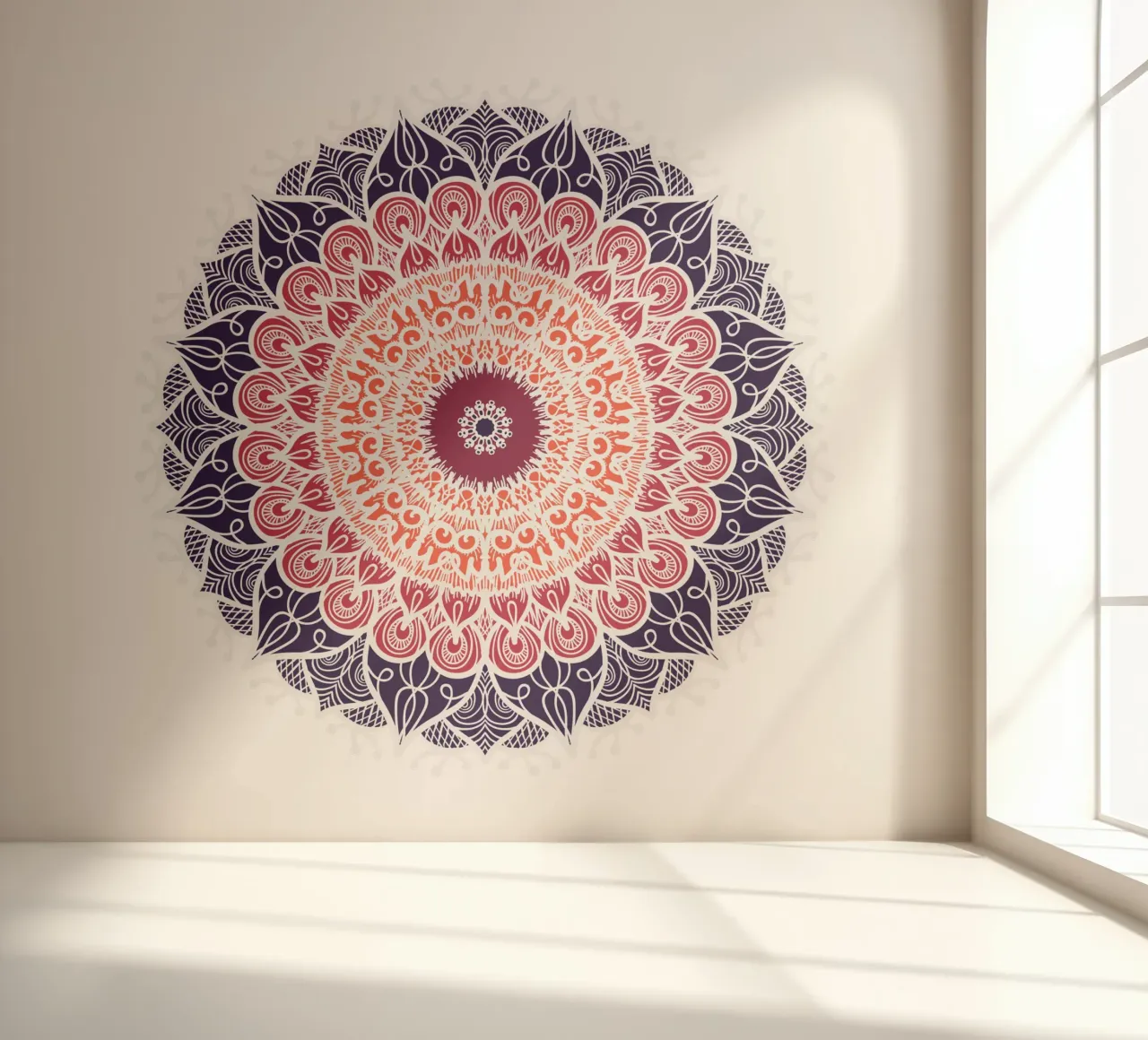 Mandala coloré papier peint photo de Spiritual Touch