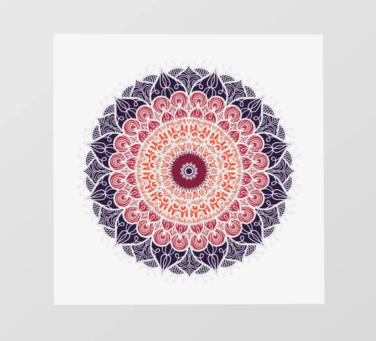 Mandala coloré papier peint photo de Spiritual Touch
