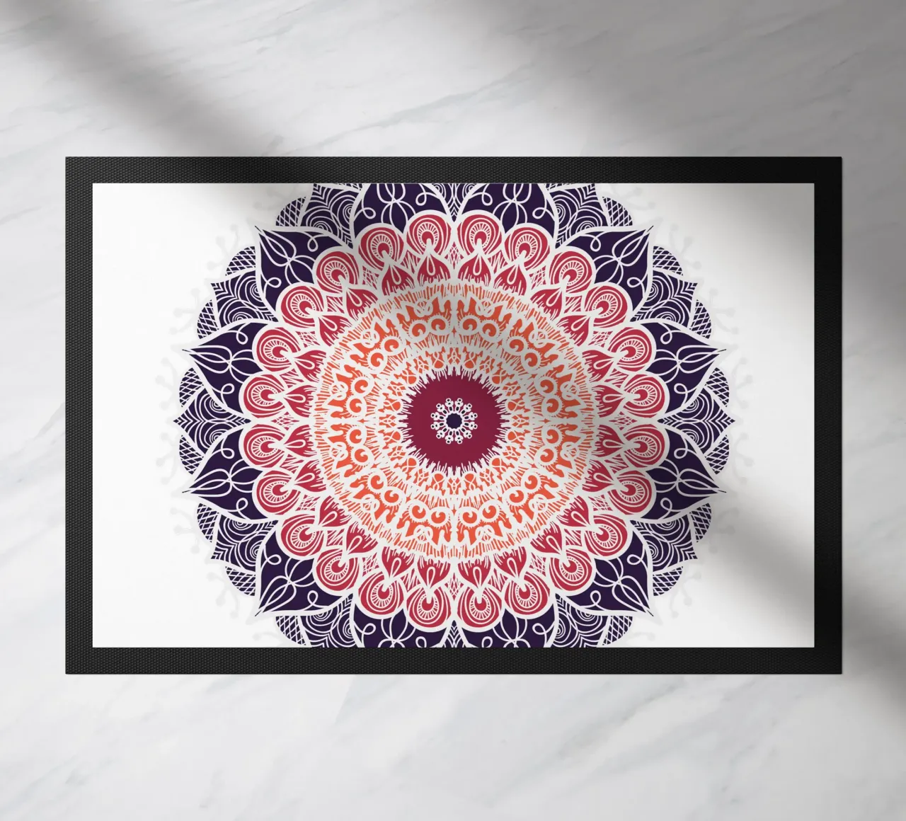 Mandala colorato zerbino da Spiritual Touch