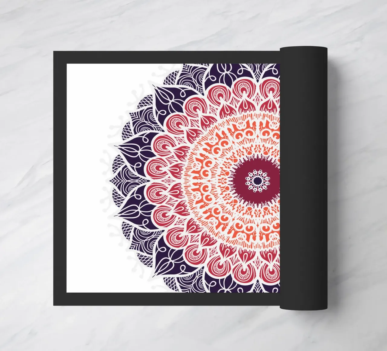 Mandala colorato zerbino da Spiritual Touch
