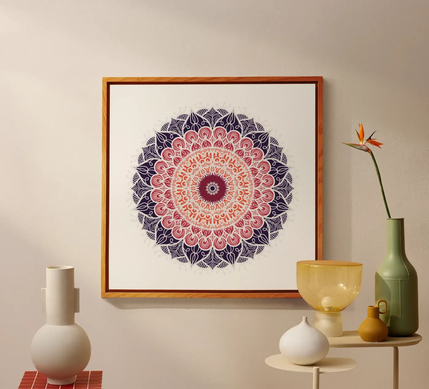 Mandala colorato plexiglass da Spiritual Touch