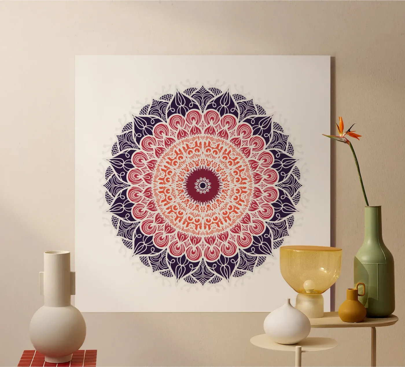 Mandala colorato plexiglass da Spiritual Touch