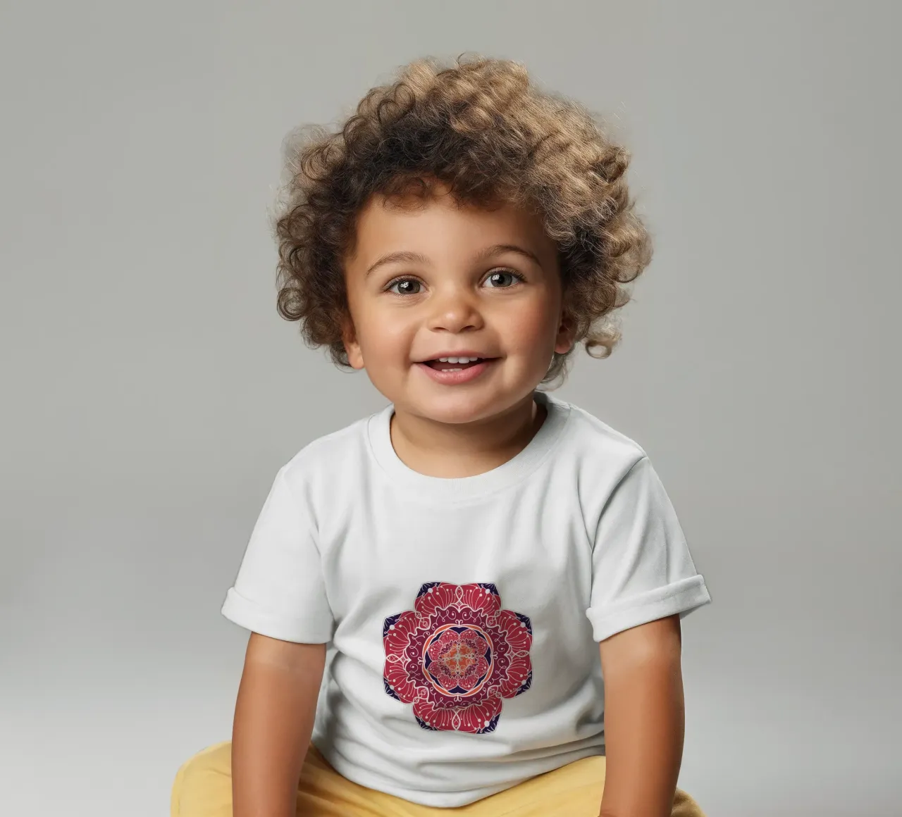 Mandala colorato maglietta neonato da Spiritual Touch