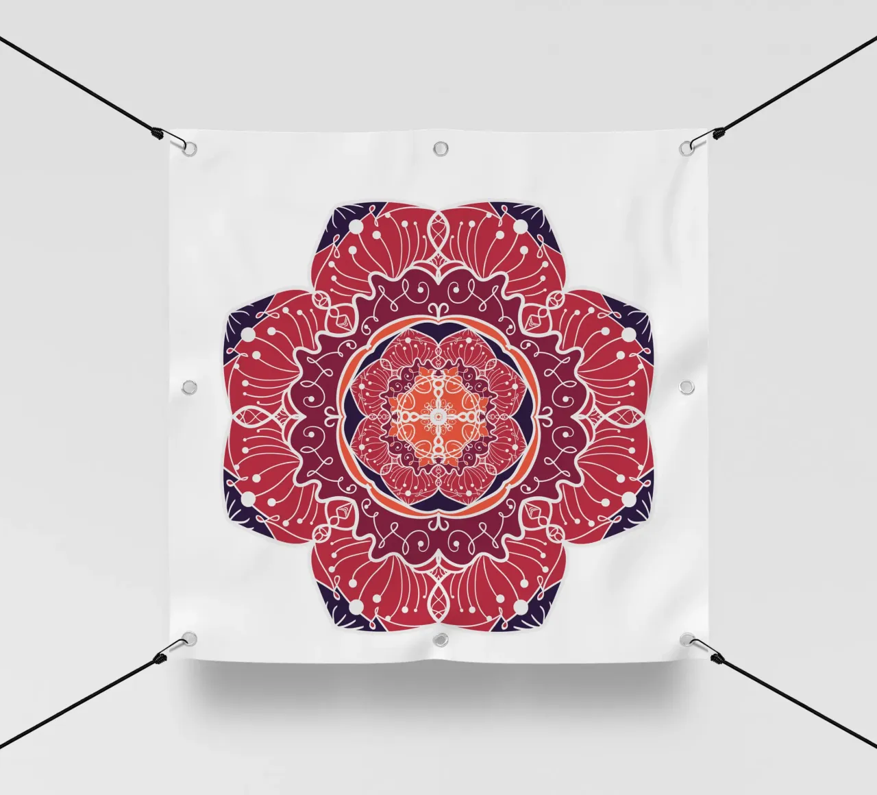 Mandala colorato telo in pvc da Spiritual Touch