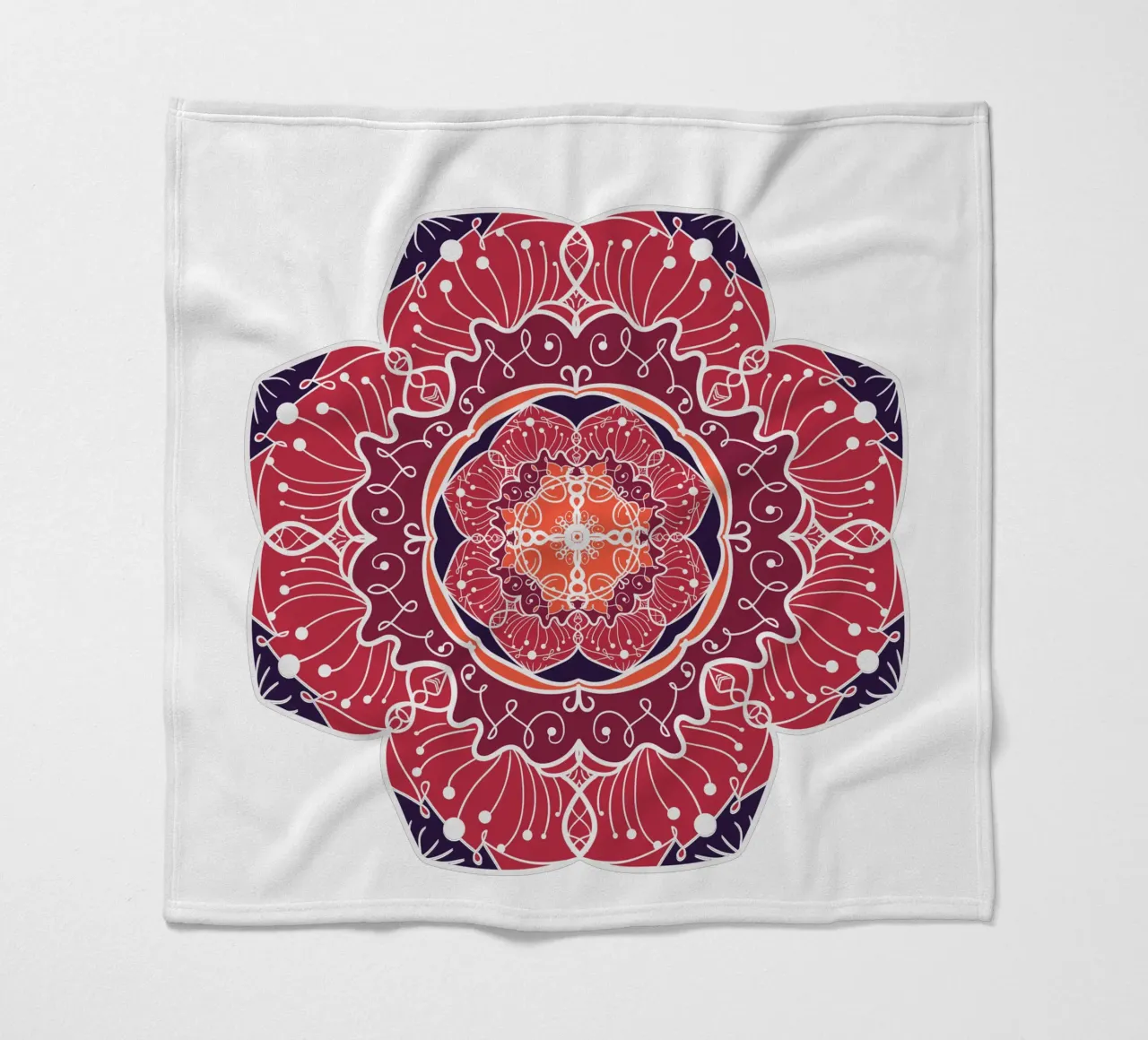 Mandala colorato coperta in pile da Spiritual Touch