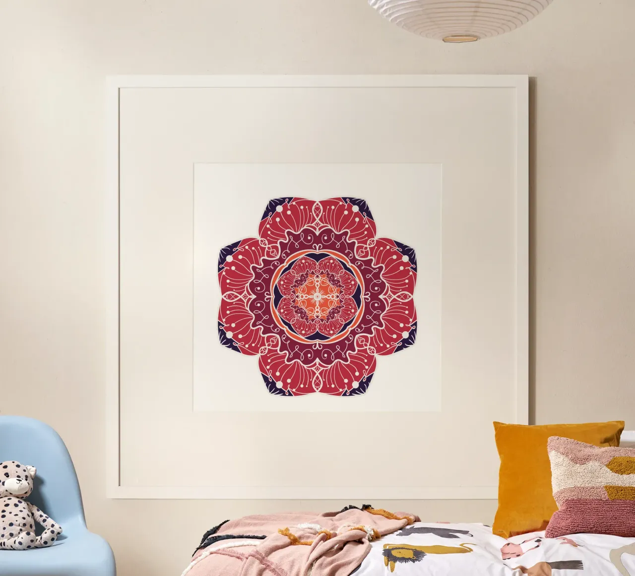 Mandala colorato poster da Spiritual Touch