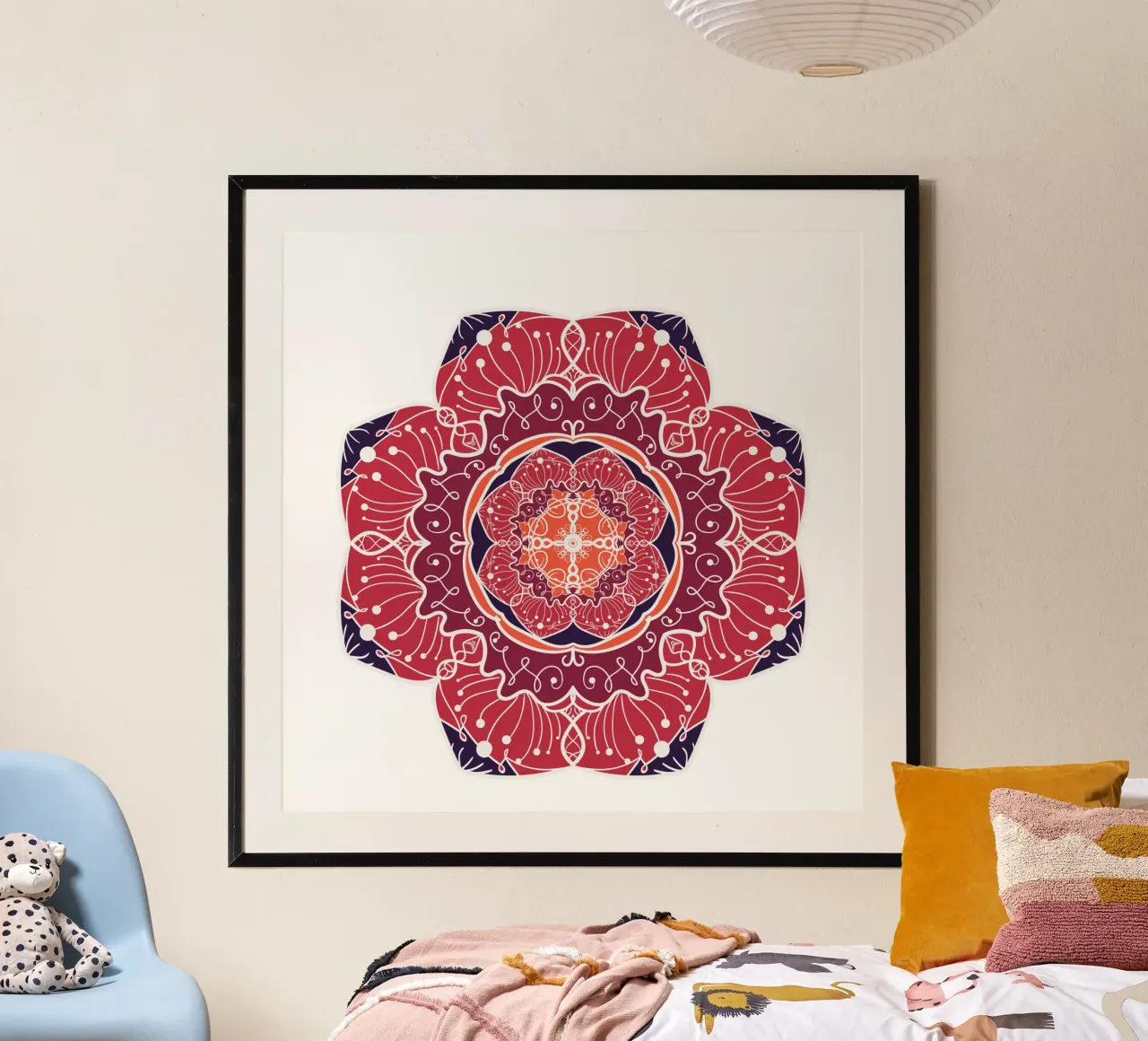 Mandala colorato poster da Spiritual Touch