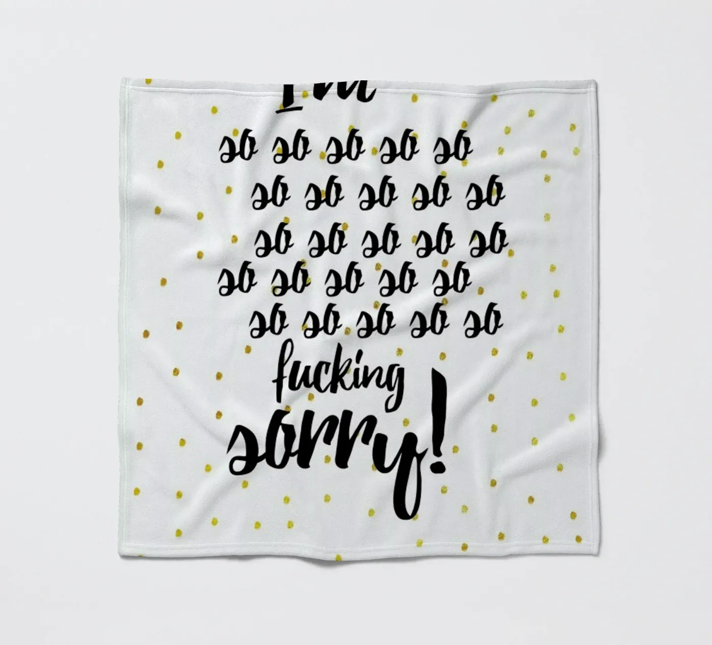 Sorry Fleecedecke von Froilein Juno