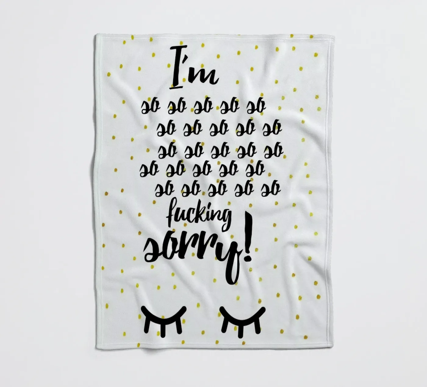 Sorry Fleecedecke von Froilein Juno