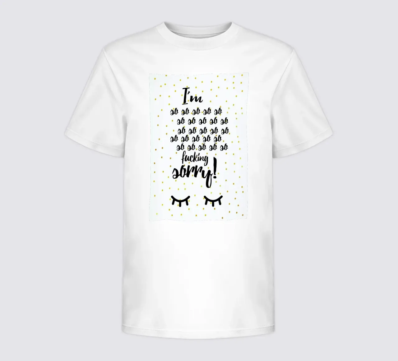 Sorry t-shirt bambini da Froilein Juno