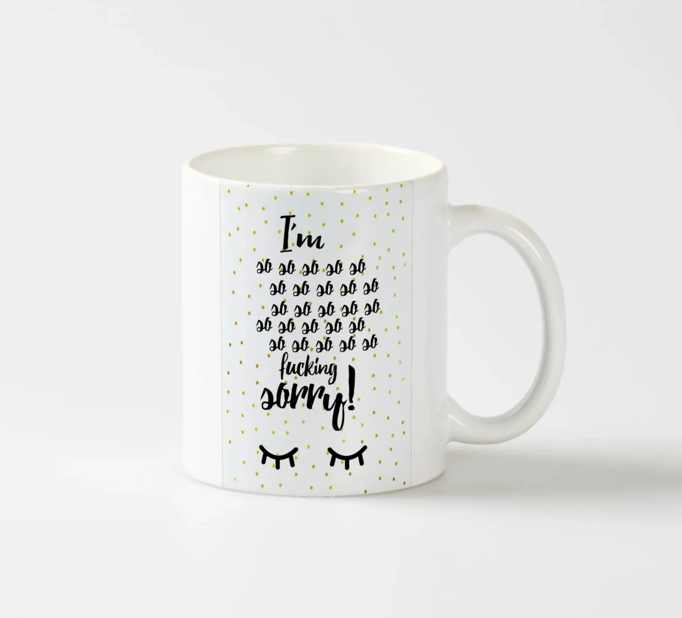 Sorry Keramik Tasse von Froilein Juno