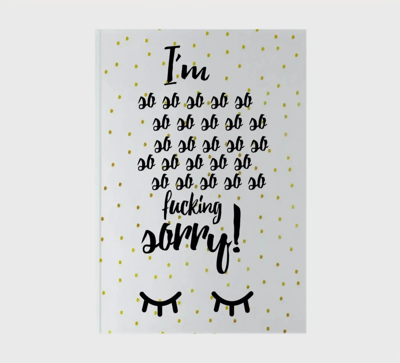 Sorry notebook by Froilein Juno