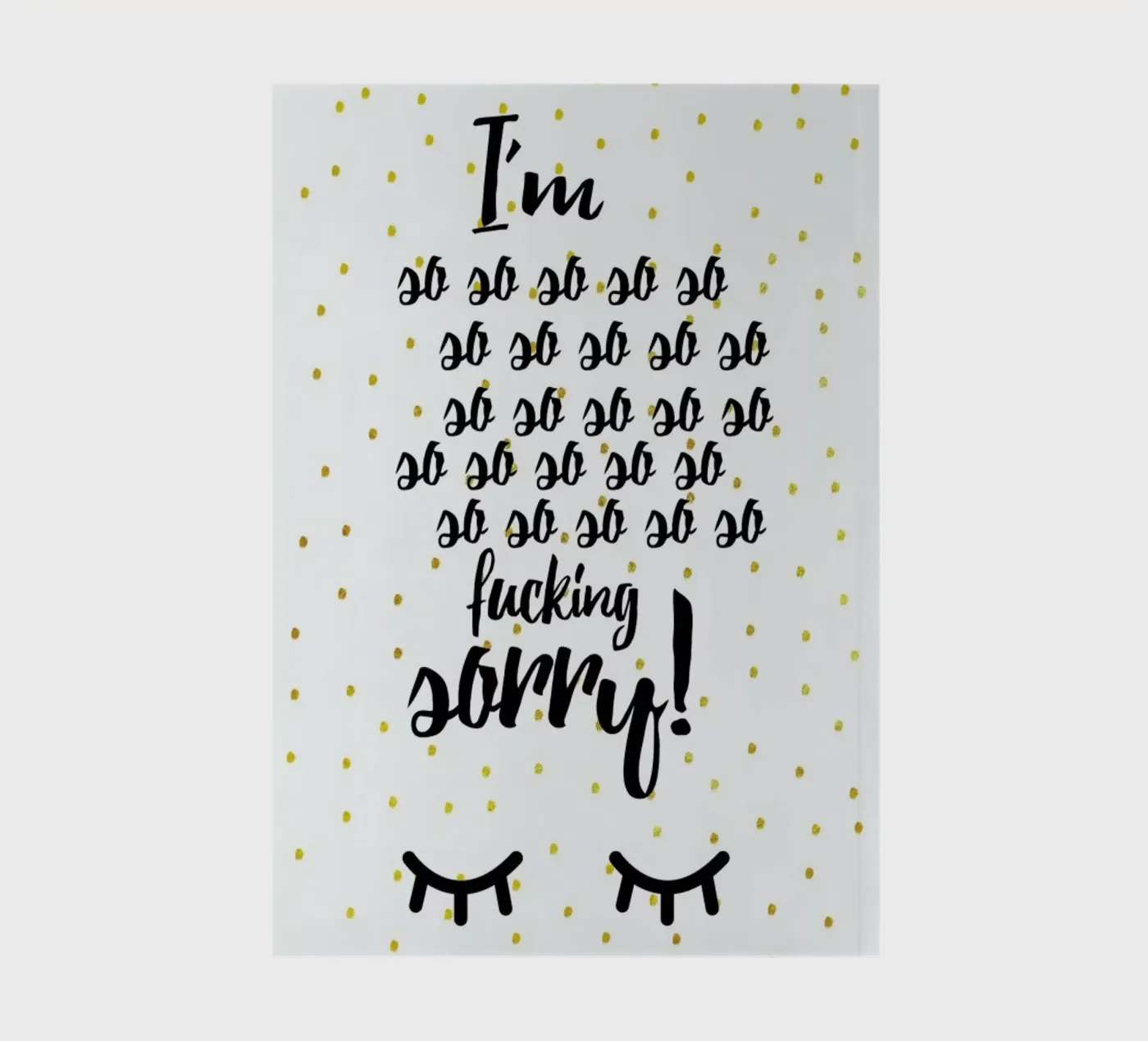 Sorry notebook by Froilein Juno