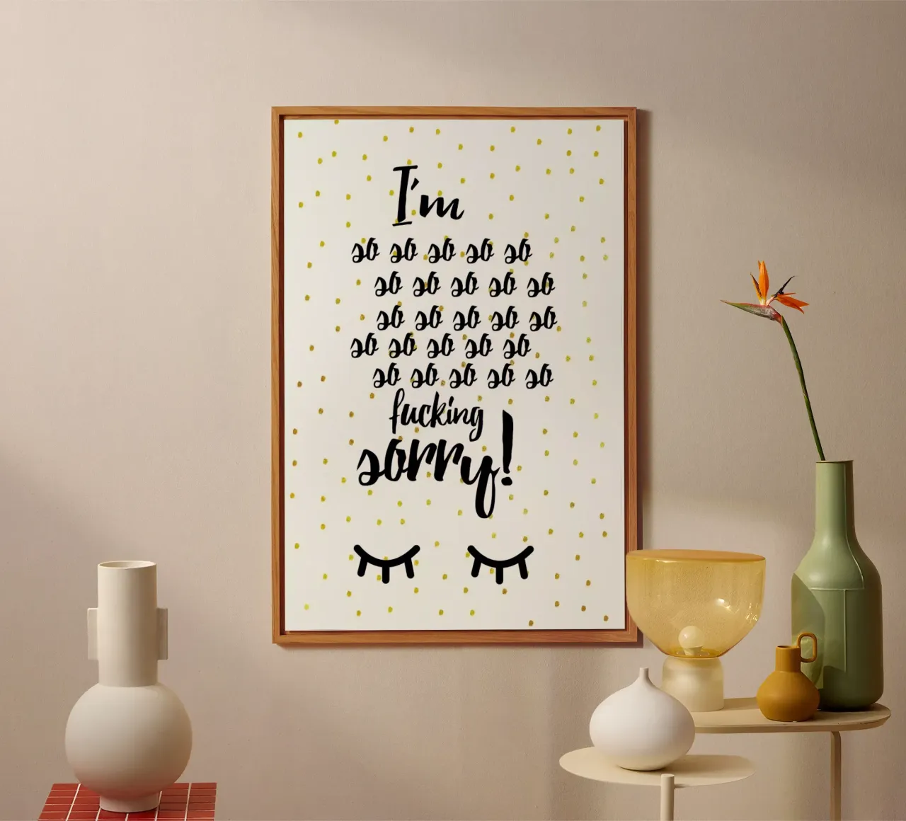 Sorry forex plate by Froilein Juno